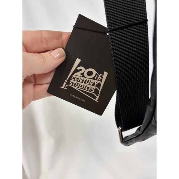 Alien X La Femme En Noir Leather Belt Bag Black One Size Xenomorph Crossbody - Picture 8 of 16